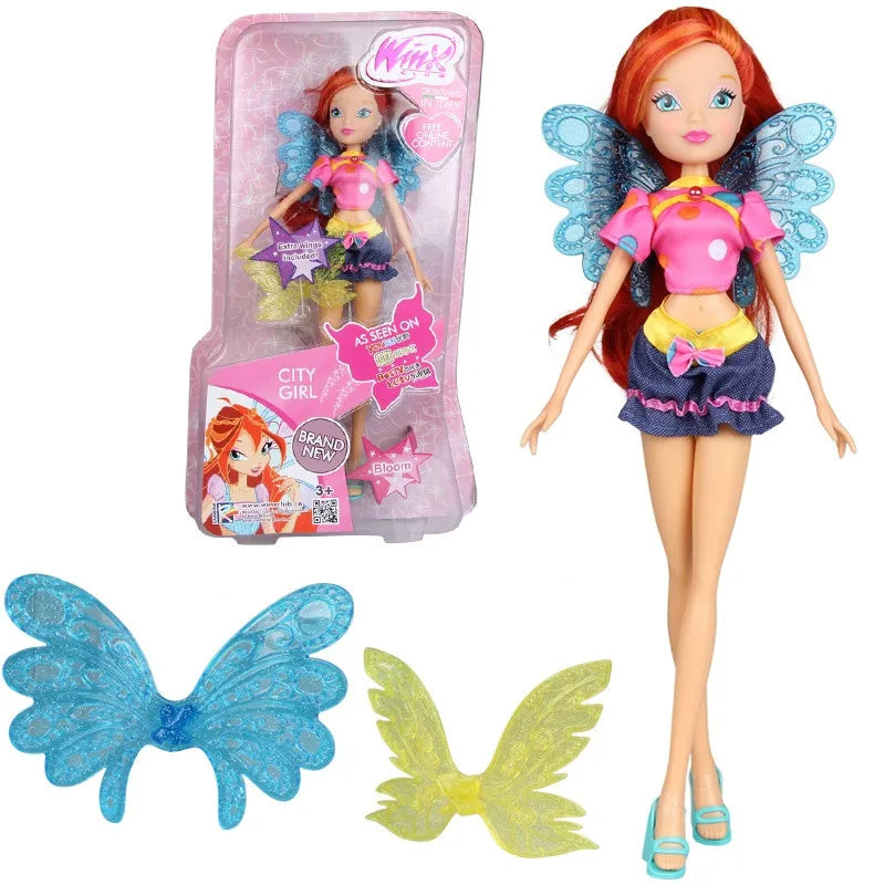 Believix Fairy&Lovix Fairy Rainbow Colorful Girl Doll Action Figures Fairy Bloom Dolls With Classic Toys for Girl Gift