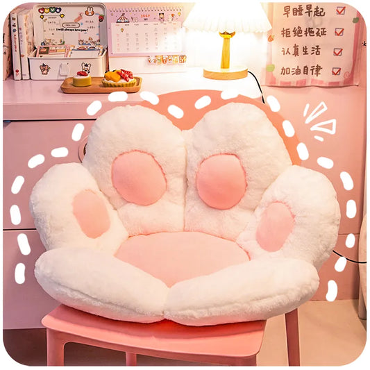 Cushion Cat Claw Cute Bay Window Carpet Cushion 70X80cm Girls Chair Cushion Dormitory Student Lazy Back Cushion One