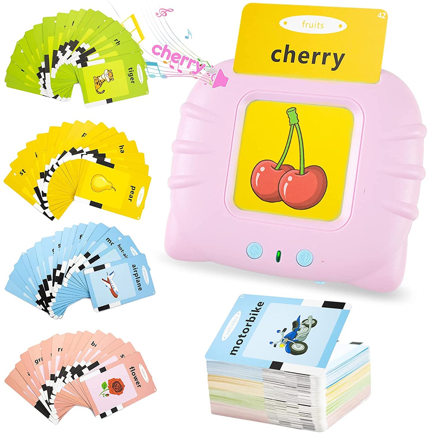 Talking Flash Cards for Toddlers 2-4 Years Educational Toys Speech Therapy Toys Learning Animals Preschool  Learning Toy