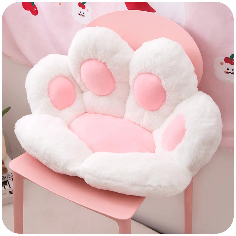 Cushion Cat Claw Cute Bay Window Carpet Cushion 70X80cm Girls Chair Cushion Dormitory Student Lazy Back Cushion One