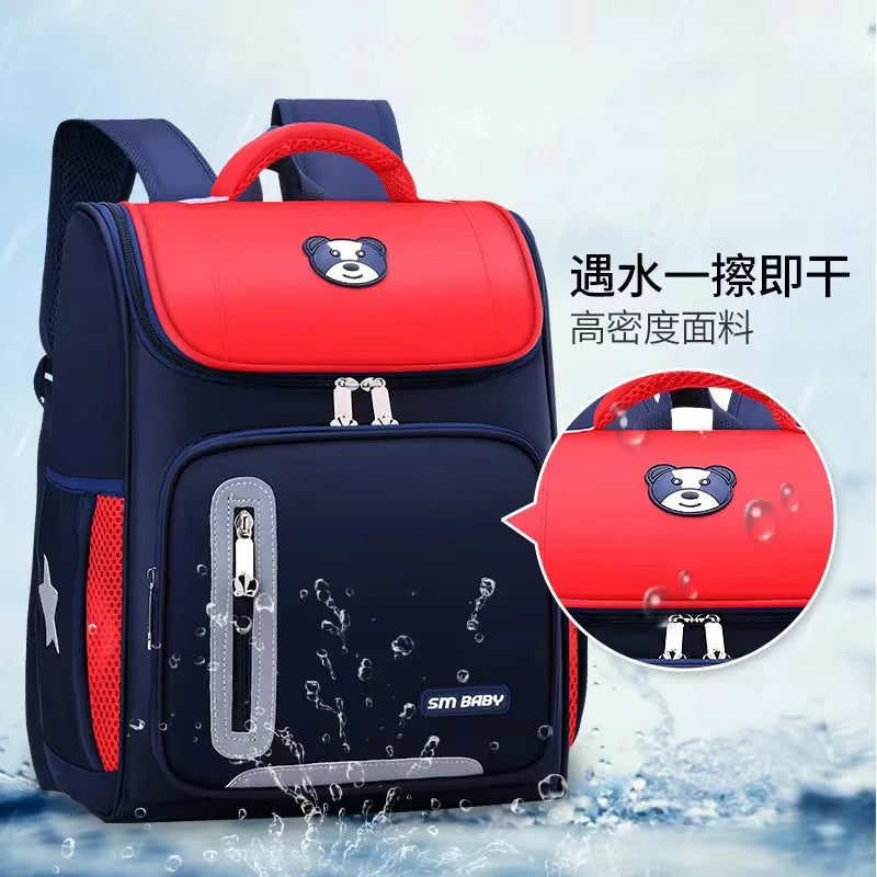 Elementary Children Schoolbag Boys Girls Backpack Sport Bagpack for Teens Water-Resistant Pupil School Backpack