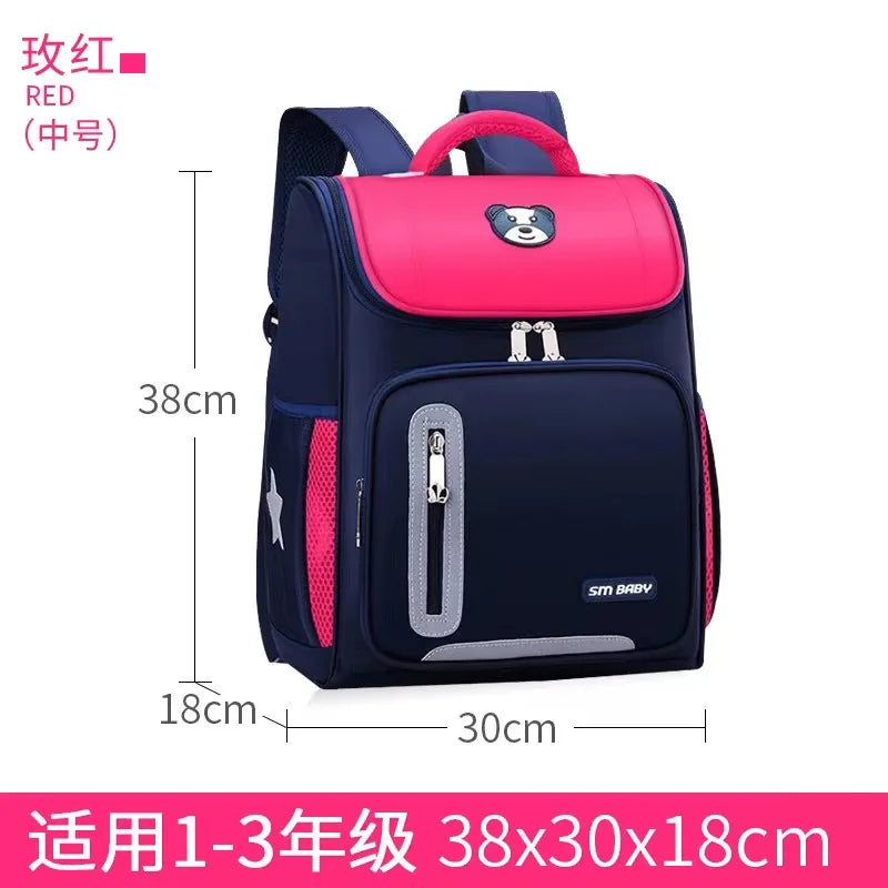 Elementary Children Schoolbag Boys Girls Backpack Sport Bagpack for Teens Water-Resistant Pupil School Backpack