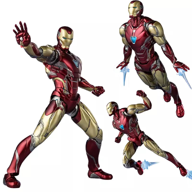 Marvel Avengers Ironman Action Figures Toys Superhero Iron Man Mk85 Model Doll Collectible Ornaments Gift for Men Children