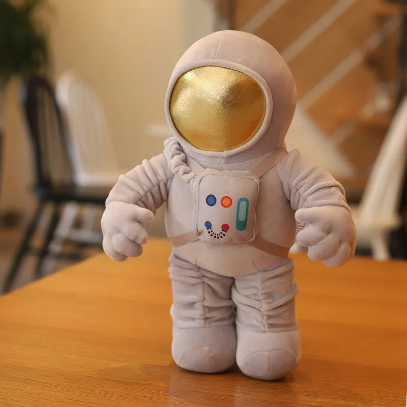 Plush Astronaut and Spaceship Toy Stuffed Soft Science Fiction Type Soft Doll Kids Toys Creative Toys Children Birthday Gift