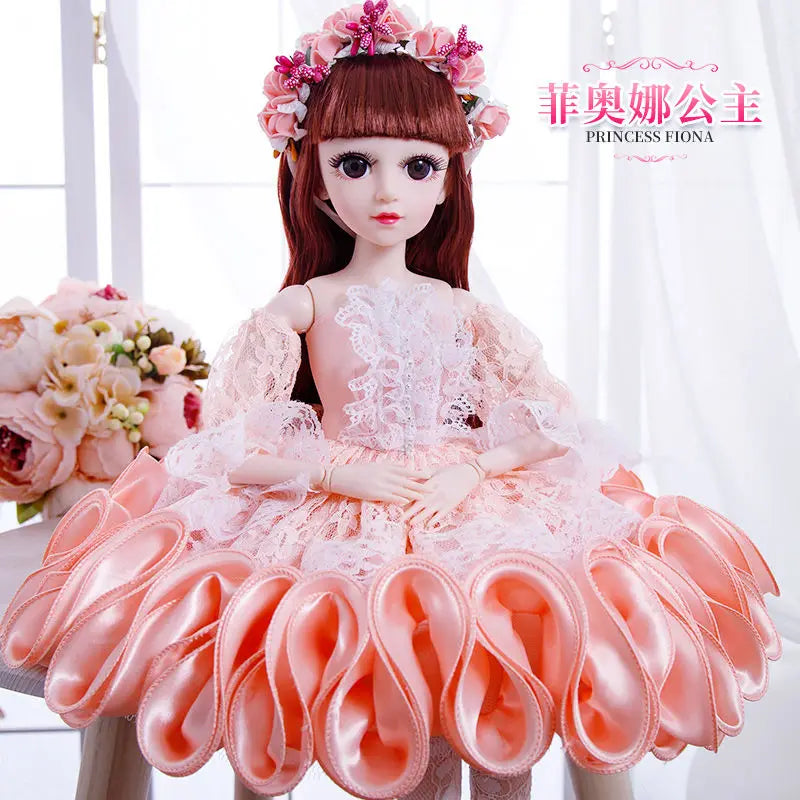 60cm Fashion Girl Dolls Large Original Handmade 1/3 Doll Full Set 15 Jointed Doll Girls Toys for Children Kids Gif Fashion Doll