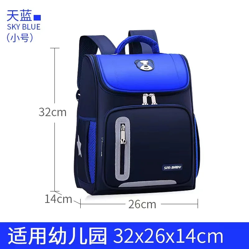 Elementary Children Schoolbag Boys Girls Backpack Sport Bagpack for Teens Water-Resistant Pupil School Backpack