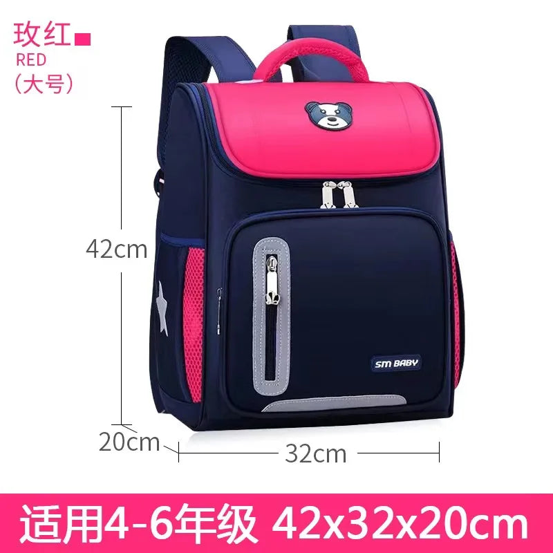 Elementary Children Schoolbag Boys Girls Backpack Sport Bagpack for Teens Water-Resistant Pupil School Backpack