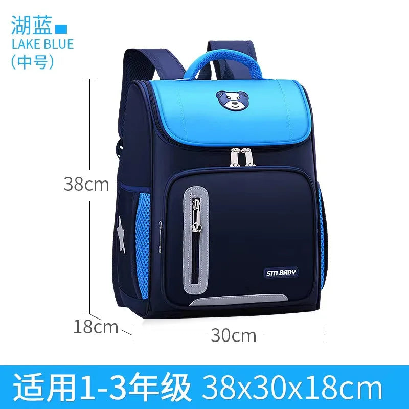 Elementary Children Schoolbag Boys Girls Backpack Sport Bagpack for Teens Water-Resistant Pupil School Backpack