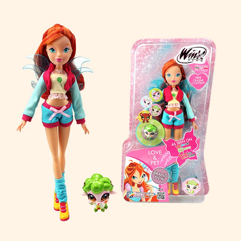 Believix Fairy&Lovix Fairy Rainbow Colorful Girl Doll Action Figures Fairy Bloom Dolls With Classic Toys for Girl Gift