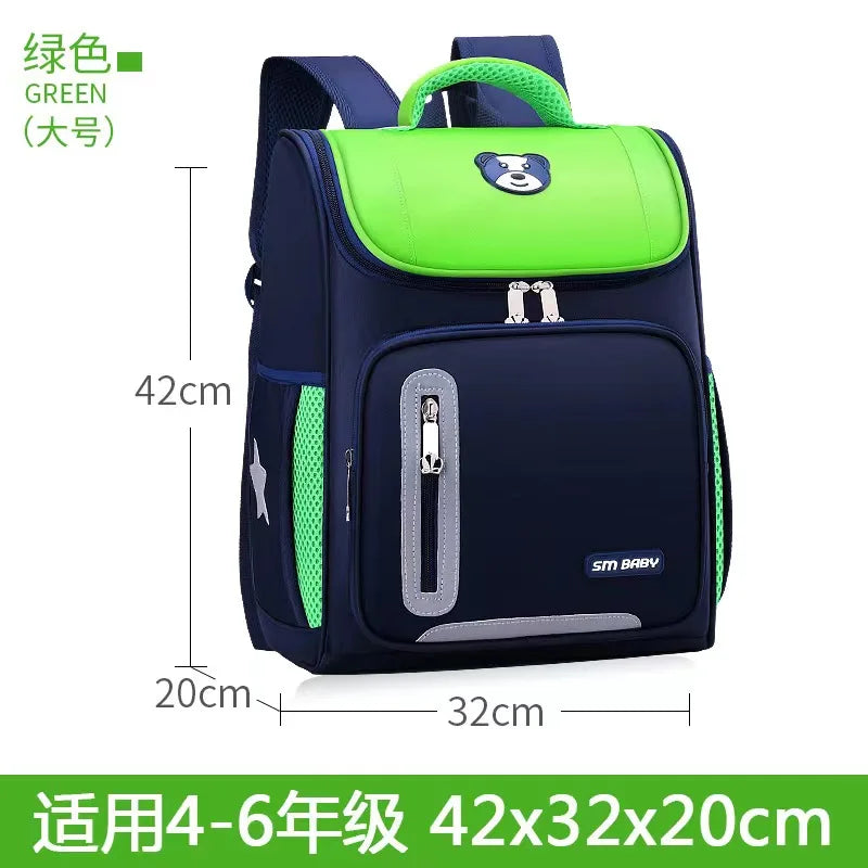 Elementary Children Schoolbag Boys Girls Backpack Sport Bagpack for Teens Water-Resistant Pupil School Backpack