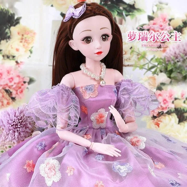 60cm Fashion Girl Dolls Large Original Handmade 1/3 Doll Full Set 15 Jointed Doll Girls Toys for Children Kids Gif Fashion Doll