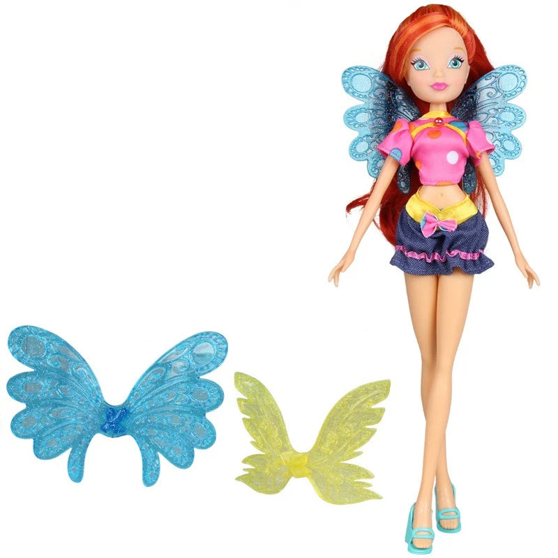 Believix Fairy&Lovix Fairy Rainbow Colorful Girl Doll Action Figures Fairy Bloom Dolls With Classic Toys for Girl Gift