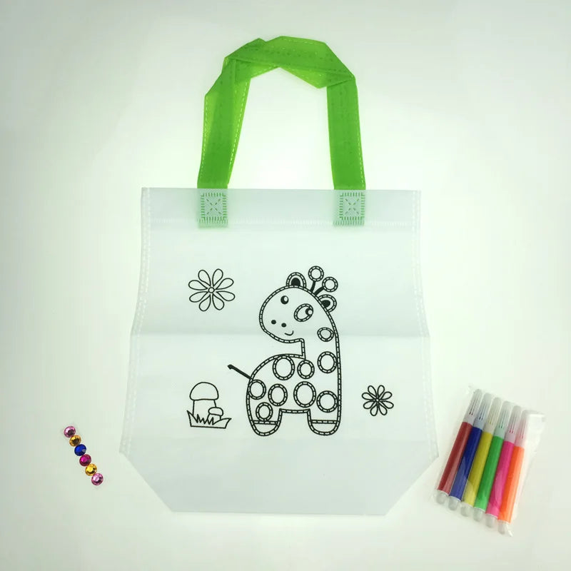 Kid DIY Drawing Craft Color Bag Children Learning Educational Drawing Toys With Safe Non-Toxic Water Pen for Boy and Girl Gifts