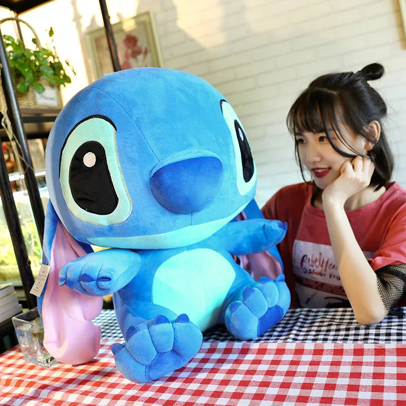 Large Size 55CM 45CM 35CM Anime Lilo and Stitch Plush Toys High Quality Stitch Plush Doll Stuffed Toys for Kids Christmas Gift