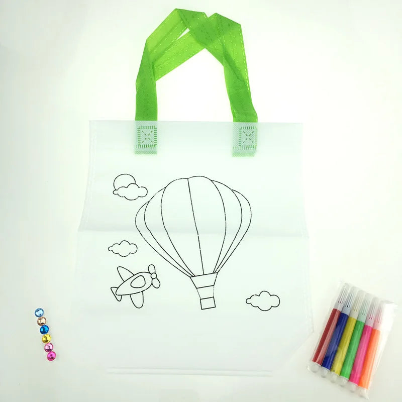 Kid DIY Drawing Craft Color Bag Children Learning Educational Drawing Toys With Safe Non-Toxic Water Pen for Boy and Girl Gifts