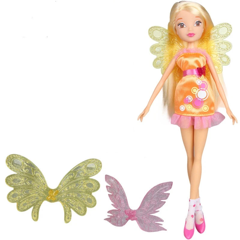 Believix Fairy&Lovix Fairy Rainbow Colorful Girl Doll Action Figures Fairy Bloom Dolls With Classic Toys for Girl Gift