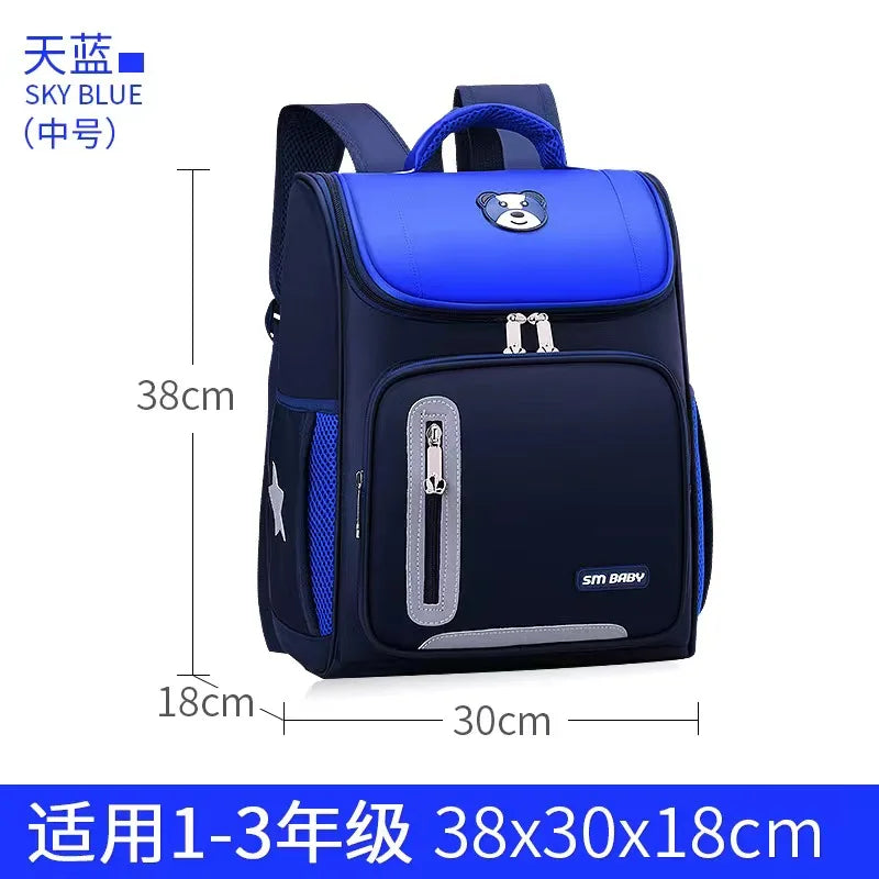 Elementary Children Schoolbag Boys Girls Backpack Sport Bagpack for Teens Water-Resistant Pupil School Backpack