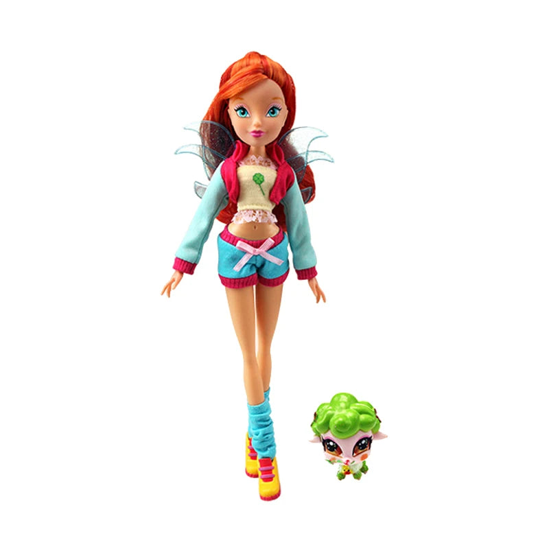 Believix Fairy&Lovix Fairy Rainbow Colorful Girl Doll Action Figures Fairy Bloom Dolls With Classic Toys for Girl Gift