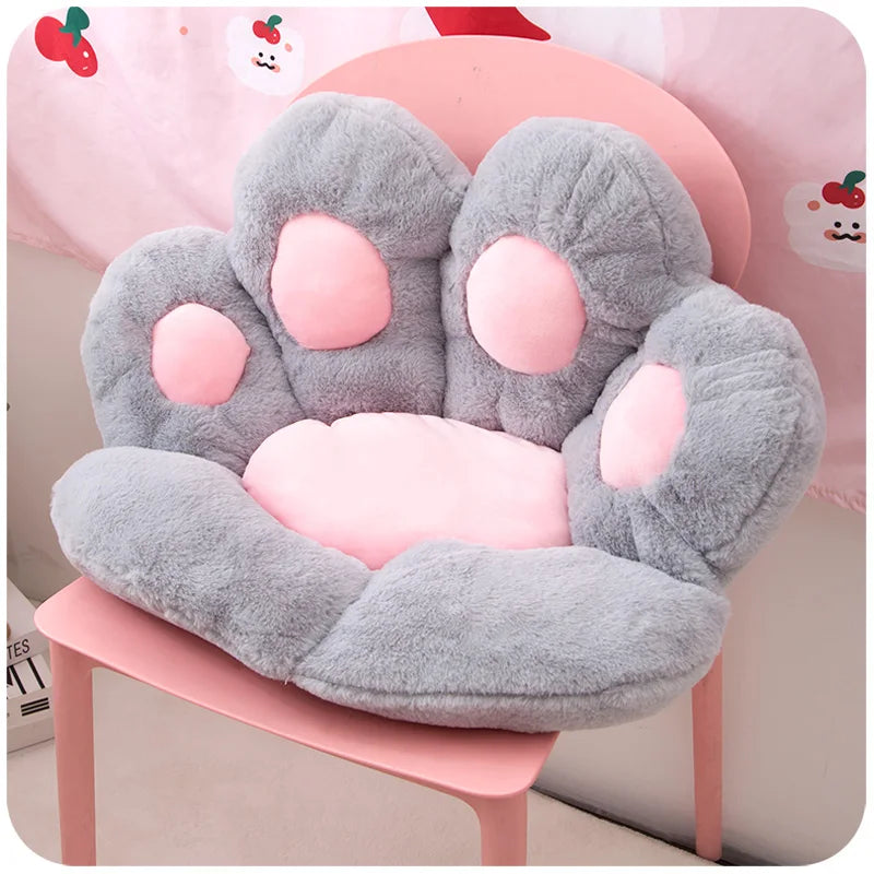 Cushion Cat Claw Cute Bay Window Carpet Cushion 70X80cm Girls Chair Cushion Dormitory Student Lazy Back Cushion One