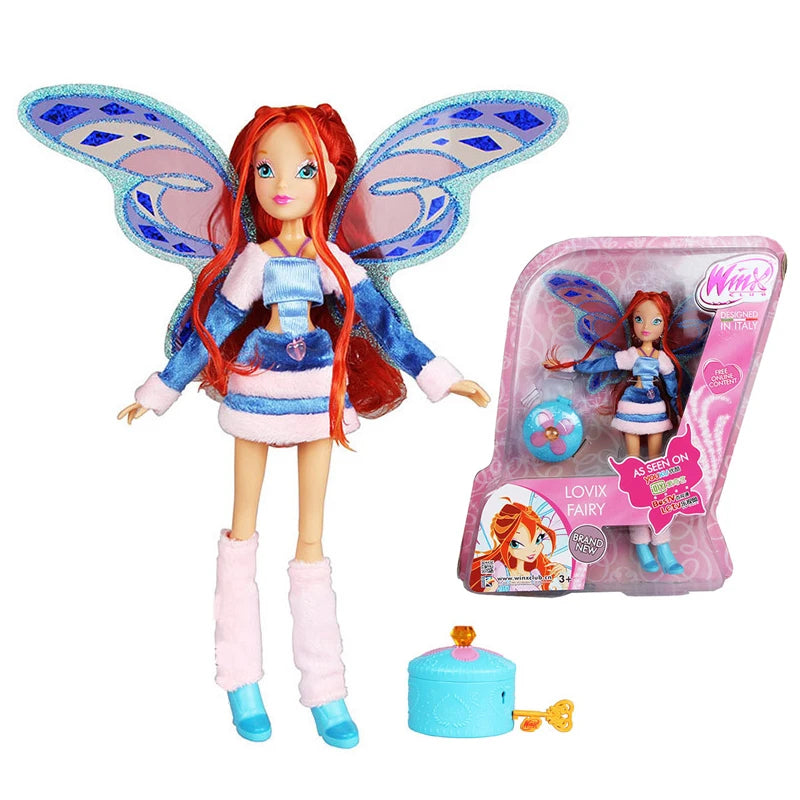 Believix Fairy&Lovix Fairy Rainbow Colorful Girl Doll Action Figures Fairy Bloom Dolls With Classic Toys for Girl Gift