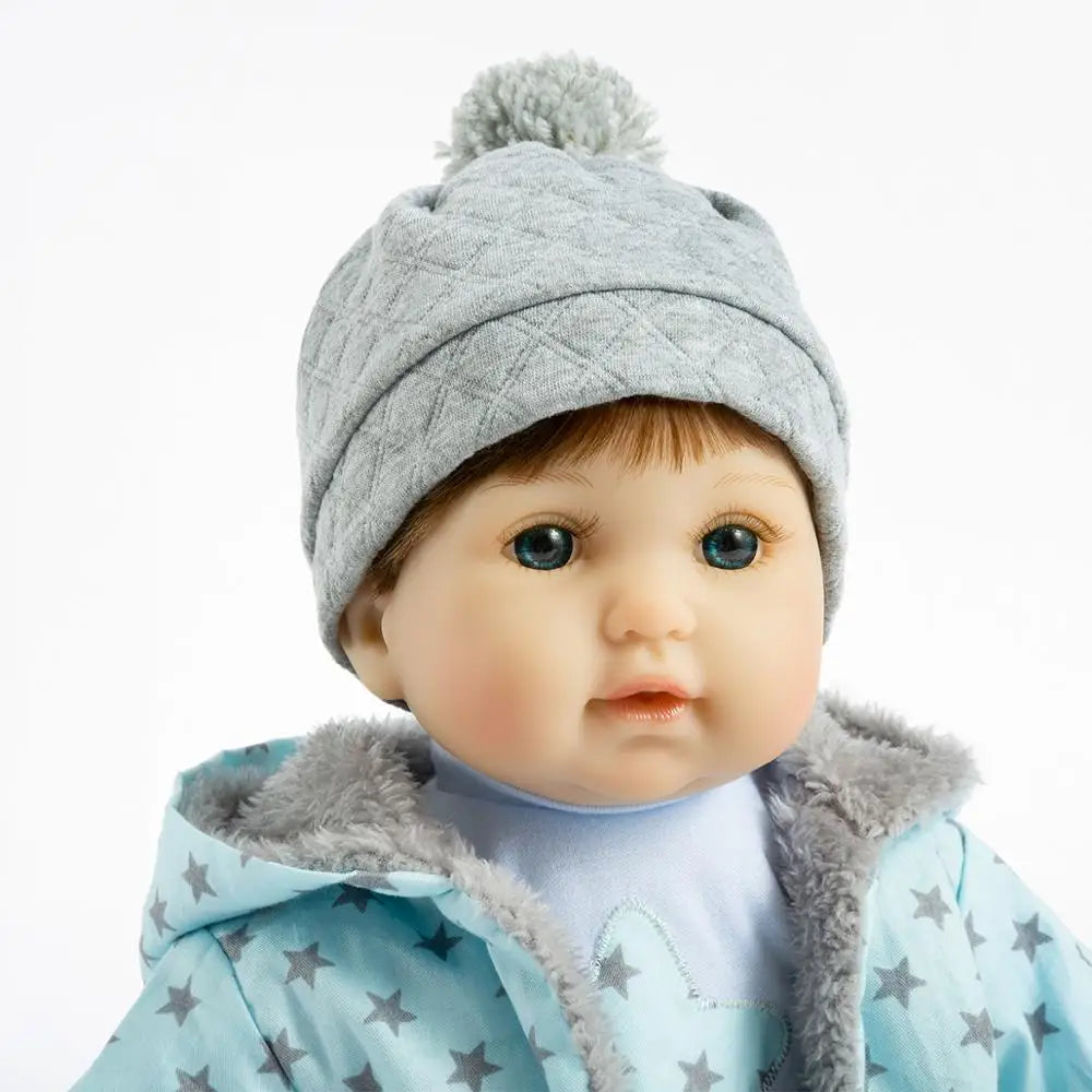 Bebe Reborn Realista Handmade Babies Dolls Toys for Girls Soft Vinyl Silicone Baby Cute Boy Doll 18 Inch