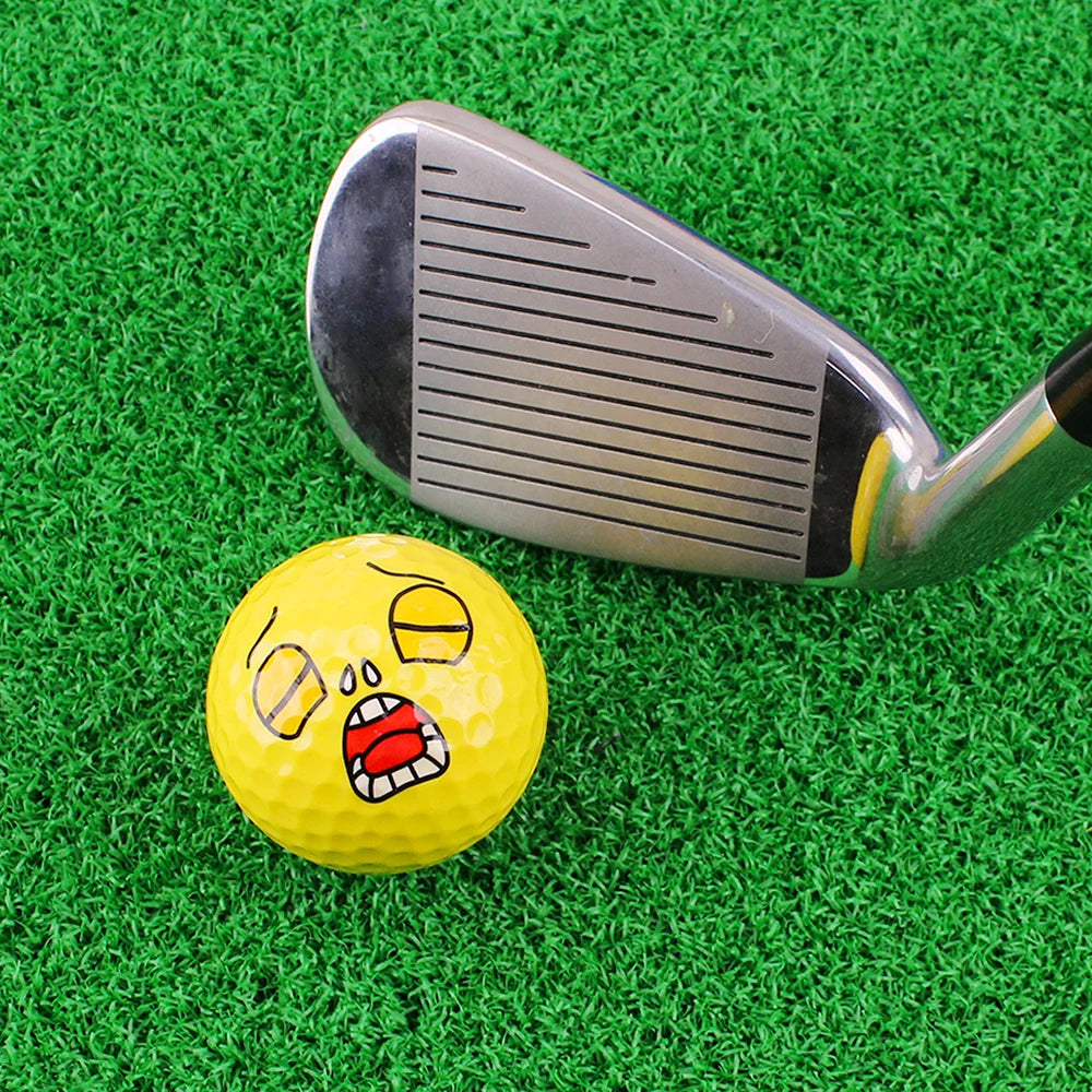 1 Set Mini Novelty Funny Practice Color Golf Balls Gift