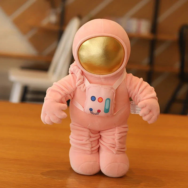 Plush Astronaut and Spaceship Toy Stuffed Soft Science Fiction Type Soft Doll Kids Toys Creative Toys Children Birthday Gift