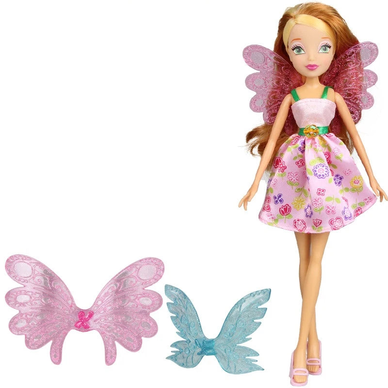 Believix Fairy&Lovix Fairy Rainbow Colorful Girl Doll Action Figures Fairy Bloom Dolls With Classic Toys for Girl Gift