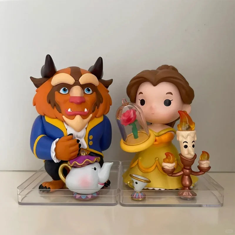 Disney Princess Fairy Tale Friendship Blind Box Anime Surprise Mystery Box Bell Mona Princess Dolls Figure Desktop Ornament Gift