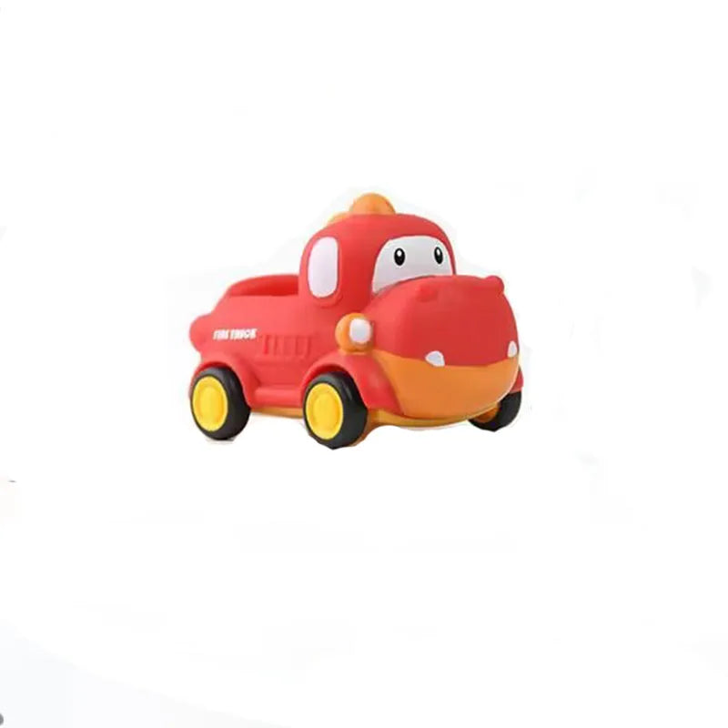 Mini Racing Car Kids Educational Toy Baby Car Toys Cars Soft & Sturdy Pull Back Car Toys for Children Boys Girl 1 2 3 4 5 Years