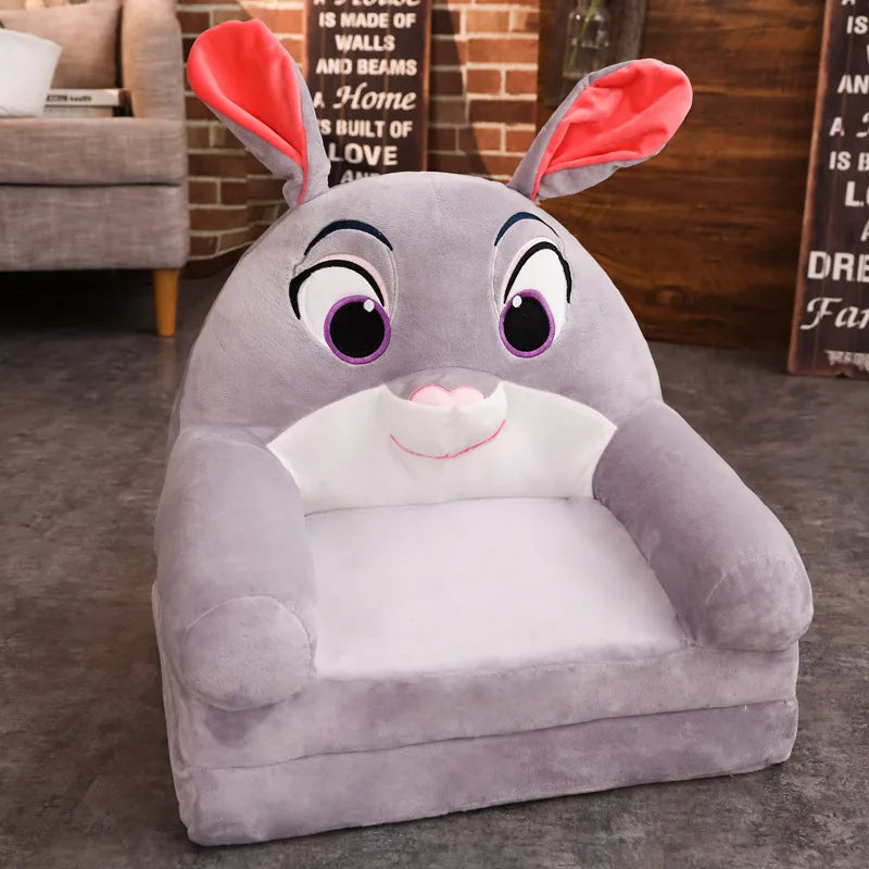 MOMO Children Sofa Cute Cartoon Lazy Folding Small Sofa Bed Girl Princess Baby Toddler Dual-Purpose Small Child Seat