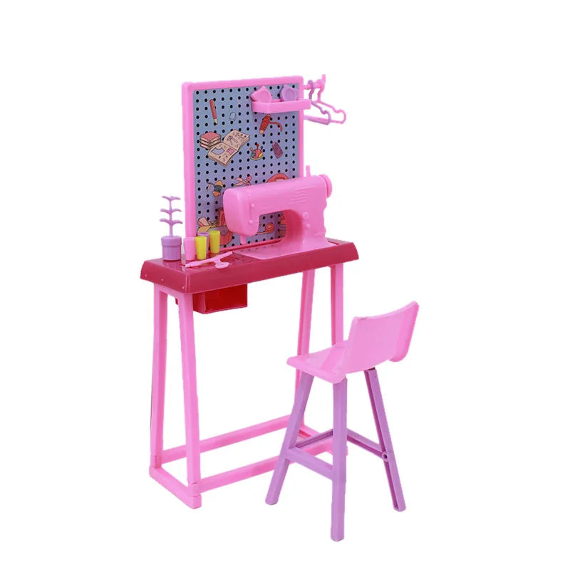 Doll House Accessories and Furniture for Barbie 1/6 Dollhouse Furniture Girls Toys Birthday Gift