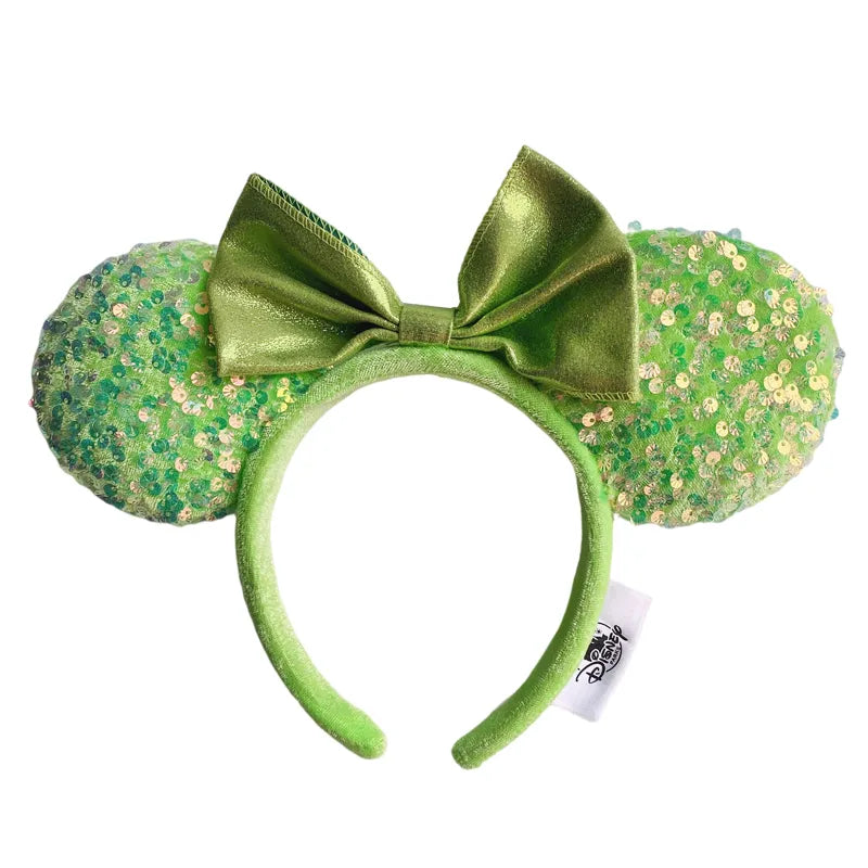 2024 Disney Mickey Ears Headband Firework Headband With Jack Pumpkin King Cosplay Hairband Disneyland Letter Headband Gift