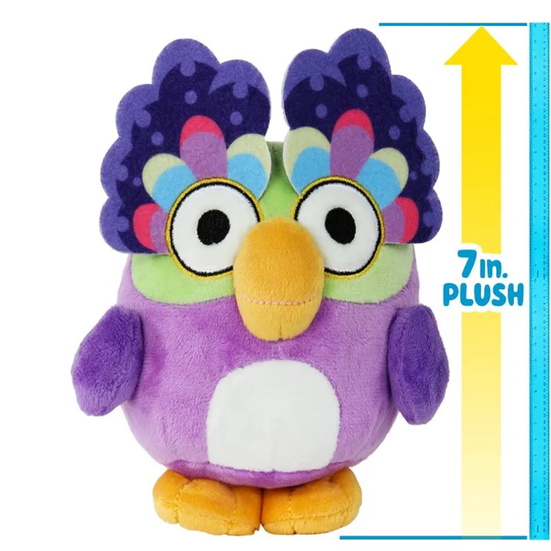 2024 Hot Selling Bluey Bingo Family and Friends Chattermax Owl Plush Toy Cartoon Anime Character Plush Toy Doll Christmas Gift