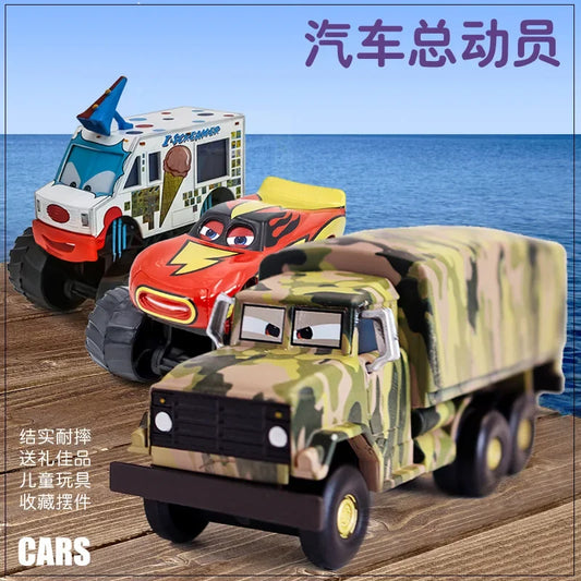 Alloy Disney Pixar Cartoon Cars Monster Truck Car Collection Lightning McQueen Toys Metal Model Kids Birthday Gift for Boys