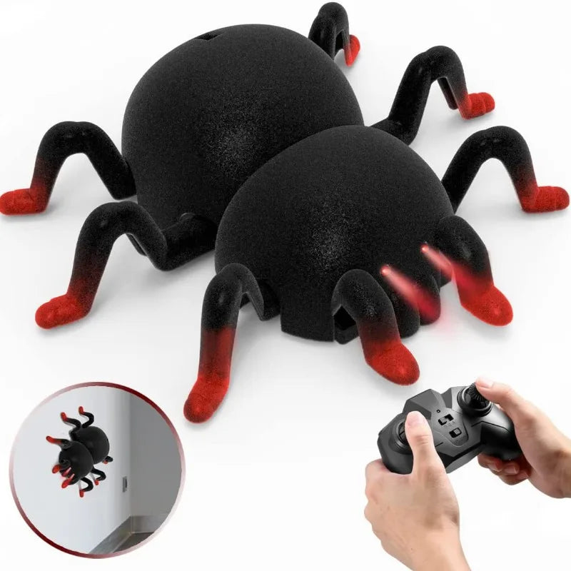 RC Toy Prank Simulation Spider Wall Climbing Remote Control Stunt Car Christmas Halloween Funk Toys Gifts for Adult and Children