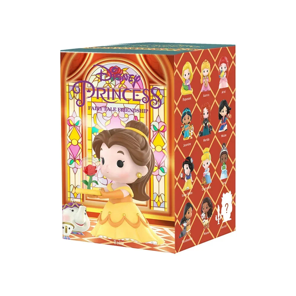 Disney Princess Fairy Tale Friendship Blind Box Anime Surprise Mystery Box Bell Mona Princess Dolls Figure Desktop Ornament Gift