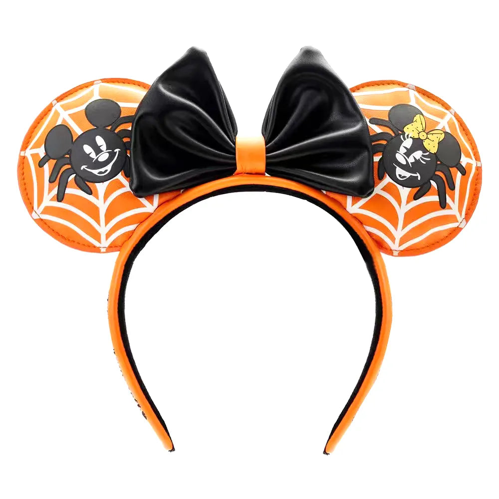 2024 Disney Mickey Ears Headband Firework Headband With Jack Pumpkin King Cosplay Hairband Disneyland Letter Headband Gift