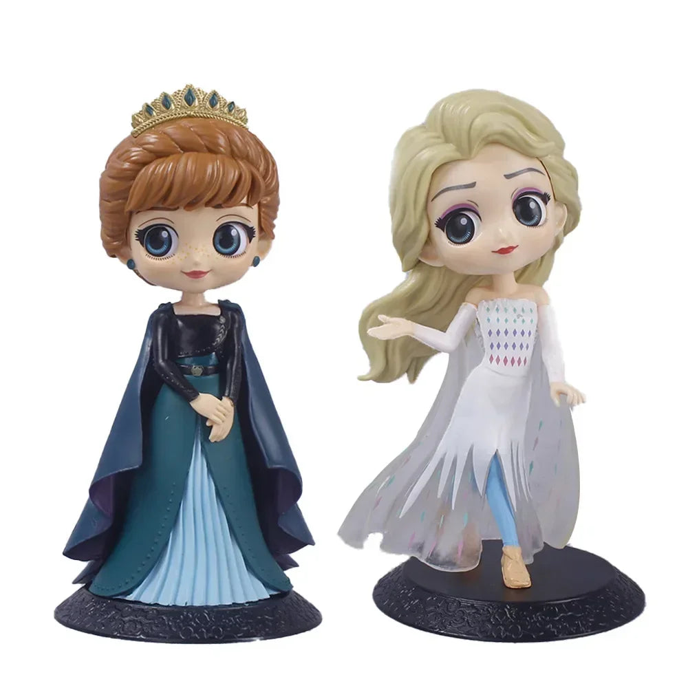 5/6pcs Disney Frozen 2 Snow Queen Elsa Anna PVC Action Figure Olaf Kristoff Sven Anime Dolls Figurines Kids Toy Girls Gifts