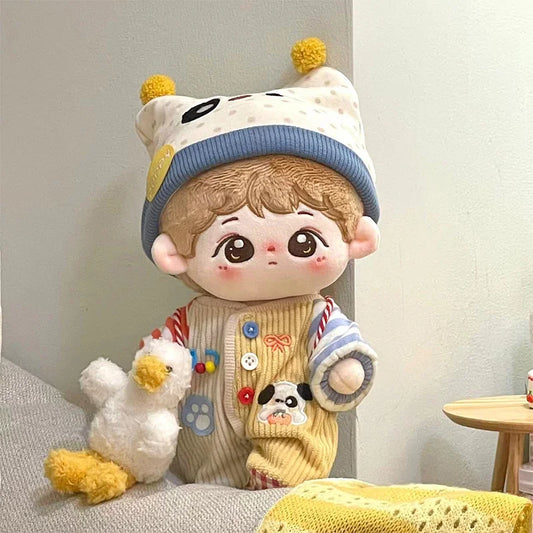 Doll Clothes 10cm 20cm Idol Dolls Accessories Plush Doll's Clothing Sweater Stuffed Toy Dolls Outfit for Korea Kpop EXO Dolls