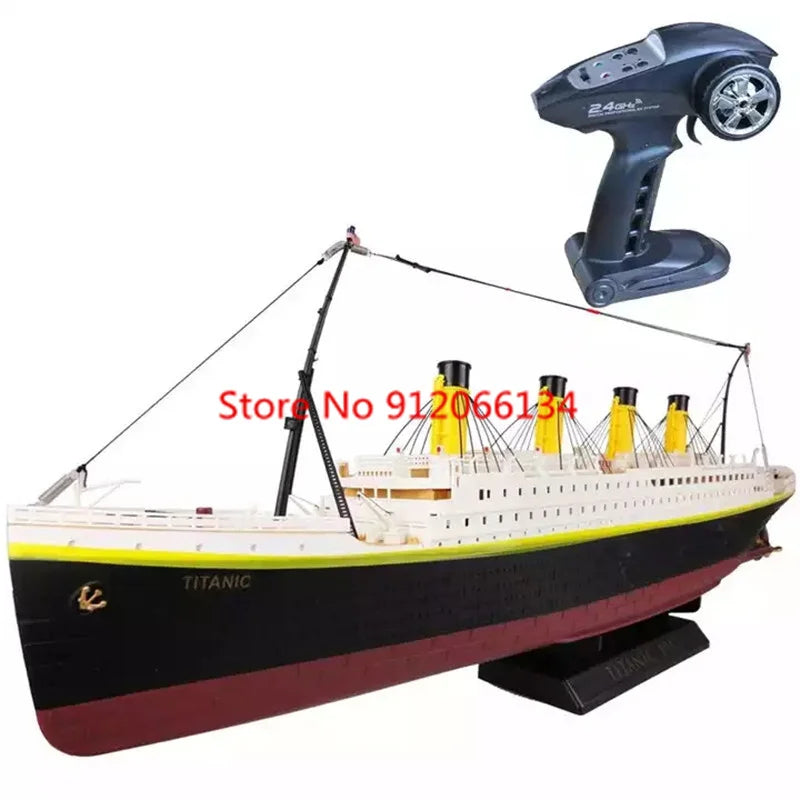 81CM Large Simulation RC Ship Toy 1:325 Sea Grand Cruise Ship Flash Led Lights Waterproof Boat Professional Ship Water Toy Gifts