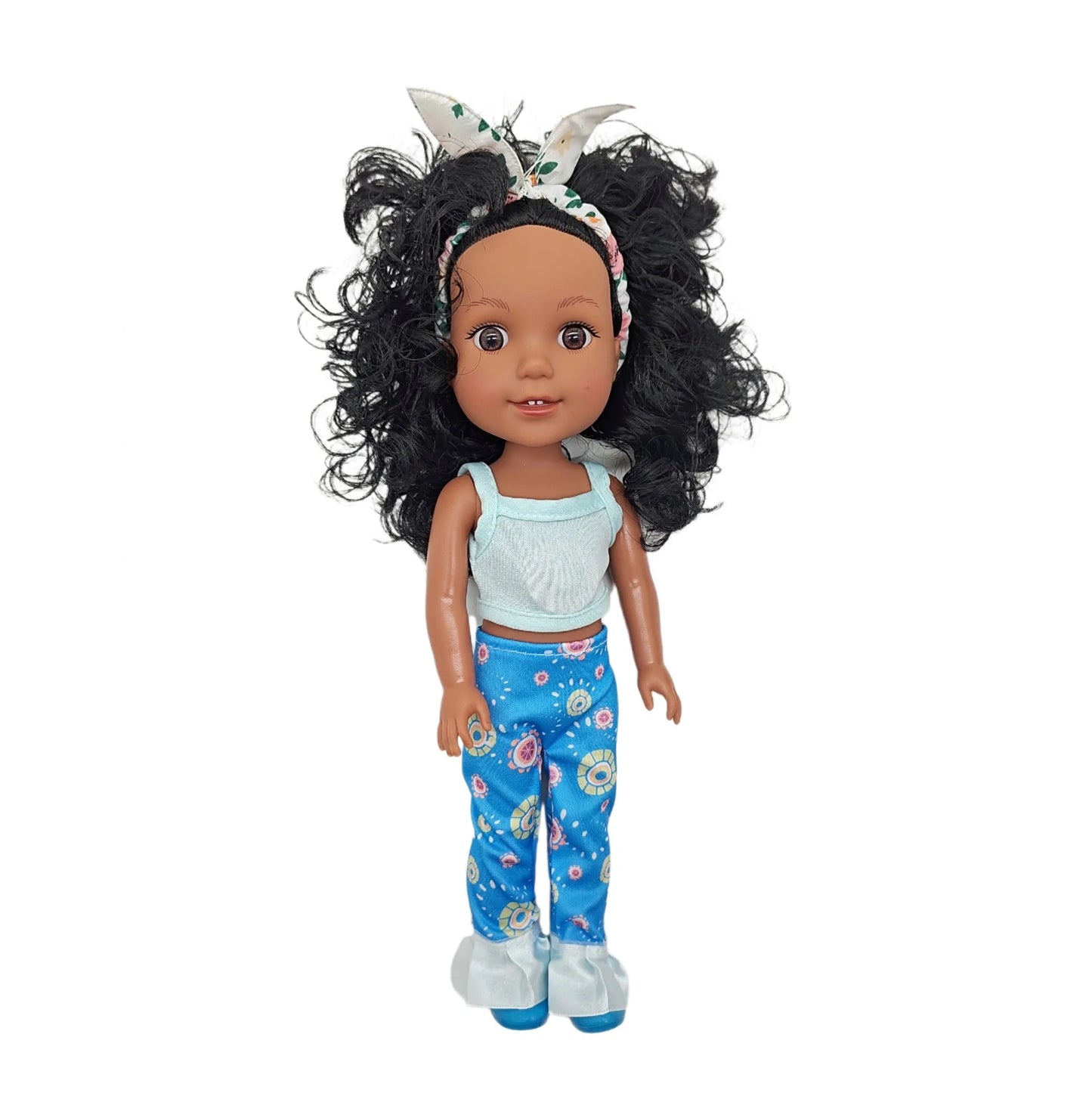 African Girl Princess Dolls Kids Play House Toy Simulation Reborn Dolls Soft Rubber African Dolls Music Dolls Toy Birthday Gifts