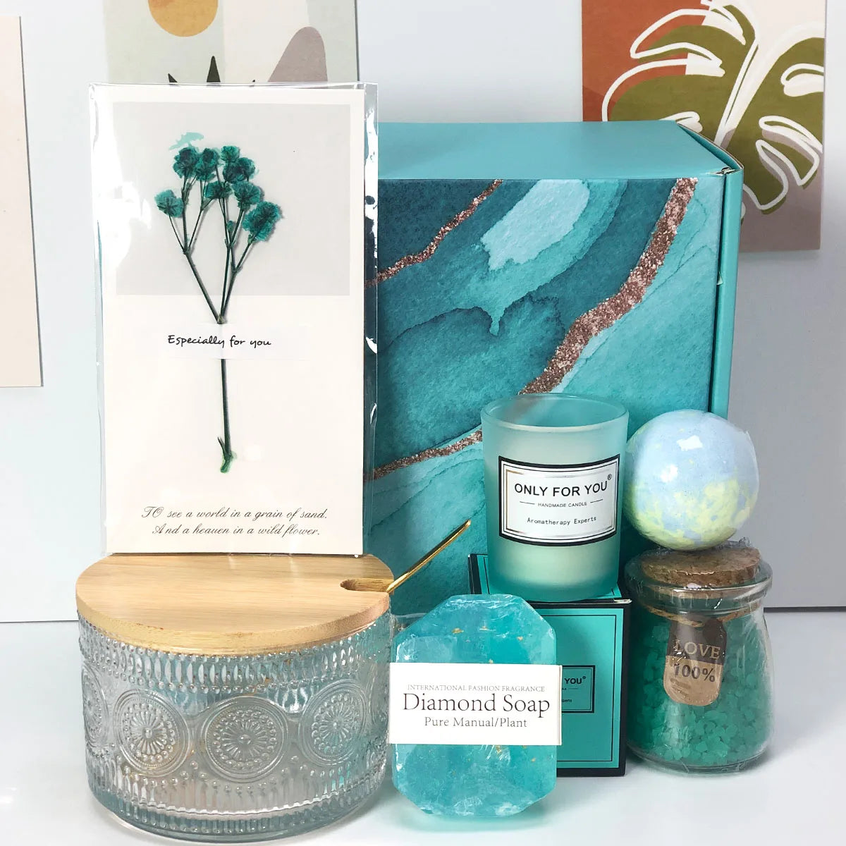 Women Gifts Birthday Gift Set Unique Birthday Gifts for Women Girls Anniversary Gifts Self Care Relax Spa Gifts Joyful Surprises