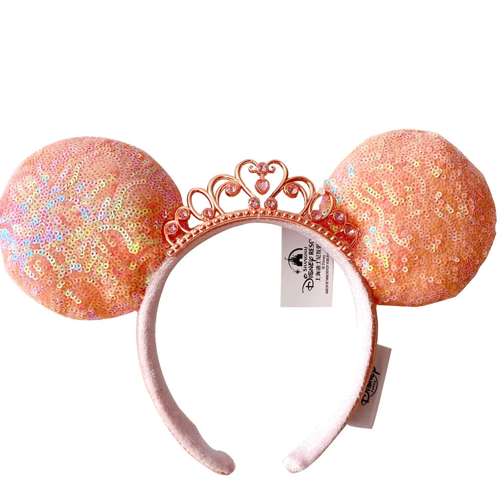 2024 Disney Mickey Ears Headband Firework Headband With Jack Pumpkin King Cosplay Hairband Disneyland Letter Headband Gift