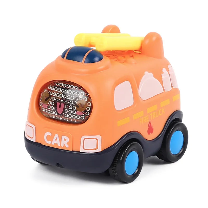 Mini Racing Car Kids Educational Toy Baby Car Toys Cars Soft & Sturdy Pull Back Car Toys for Children Boys Girl 1 2 3 4 5 Years