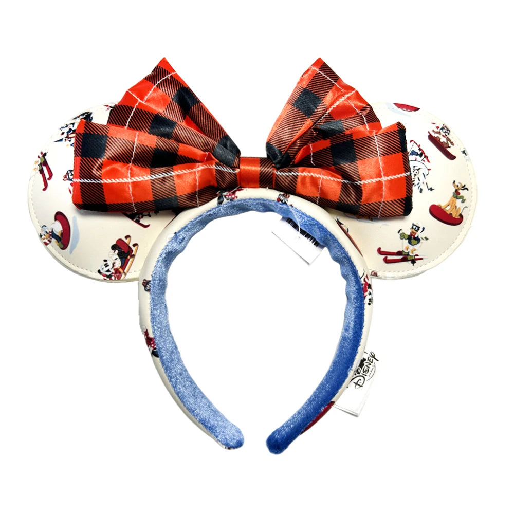 2024 Disney Mickey Ears Headband Firework Headband With Jack Pumpkin King Cosplay Hairband Disneyland Letter Headband Gift