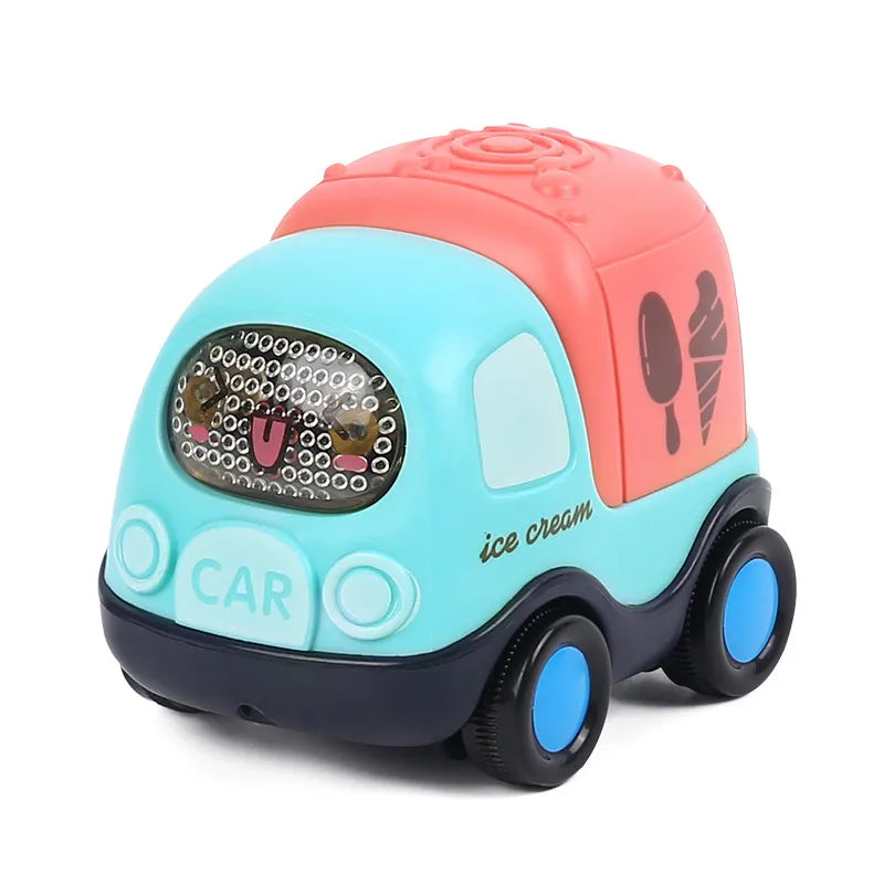 Mini Racing Car Kids Educational Toy Baby Car Toys Cars Soft & Sturdy Pull Back Car Toys for Children Boys Girl 1 2 3 4 5 Years