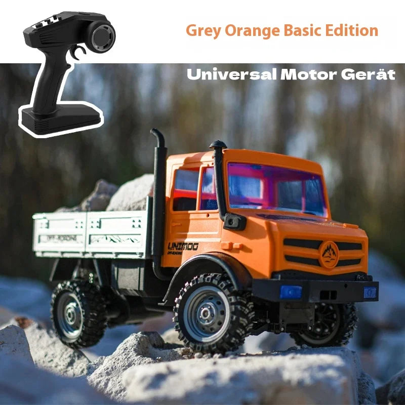 Rc Full Scale 1/16 Remote Control Unimog Simulation Load-Bearing Truck for Children and Boys, Professional Climbing Toy Car Gift