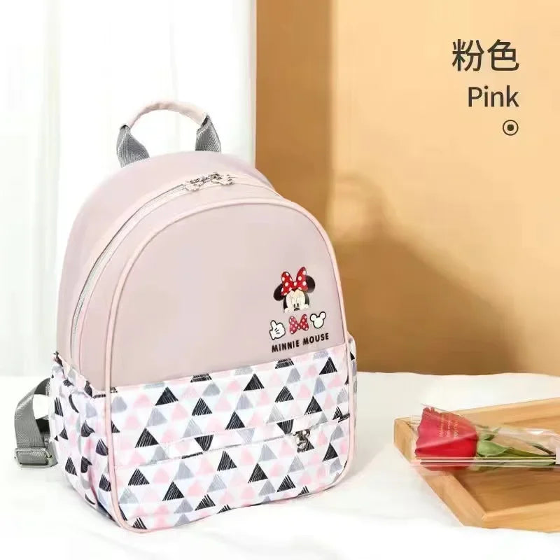 Disney Mickey Original New Diaper Bag Backpack Luxury Brand Baby Diaper Bag Large Capacity Multi-Function Cartoon Baby Bag