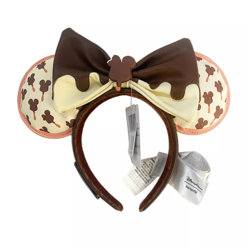 2024 Disney Mickey Ears Headband Firework Headband With Jack Pumpkin King Cosplay Hairband Disneyland Letter Headband Gift